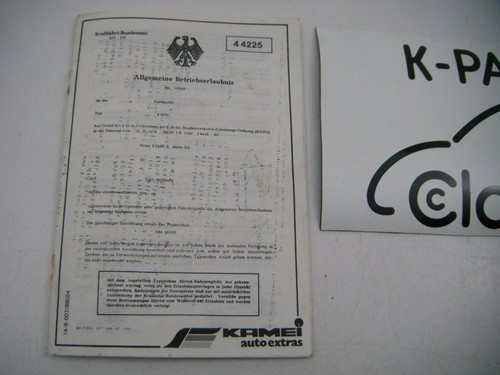 Operating approval abe 35009 - operating,
