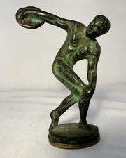 Discobolus of Myron small bronze statue - Discus Thrower Athlete - Olympic Games