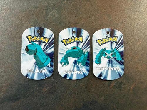 Pokemon metal tags - tags,
