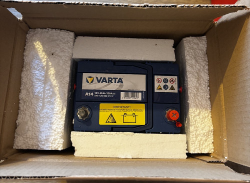Varta a14 blue - blue, car