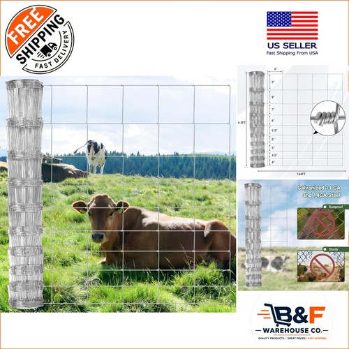 Galvanized cattle fence 14ga - cattle,