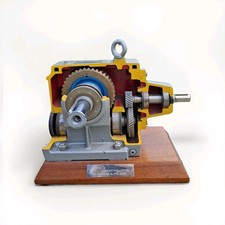 Vintage Cutaway Wormgear Gearbox Gear Motor SEW Eurodrive S Series Man Cave Rare