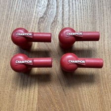 VINTAGE CHAMPION SPARK PLUG CAPS x 4 - MADE IN ENGLAND
