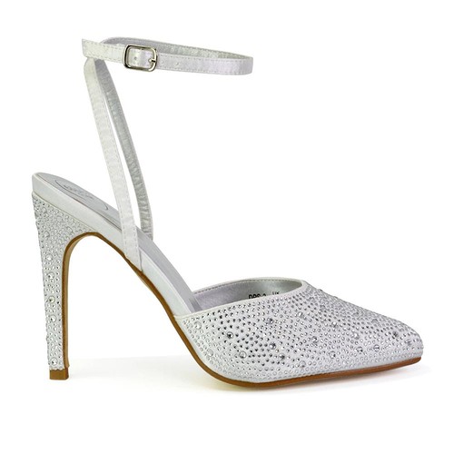 Womens strappy diamante - strappy, bridal