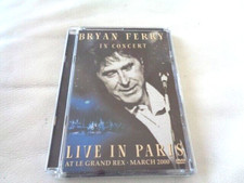 Bryan Ferry DVD Live In Paris (2001 Virgin Canada) NTSC-All Region Roxy Music