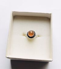 Stunning Carnelian 925 Silver Ring Uk L