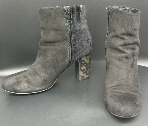 Ladies black suedette - suedette, &
