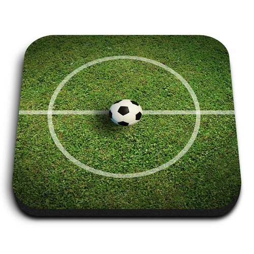 Square mdf magnets football - square,