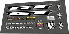1998 GT KARAKORAM DECAL SET