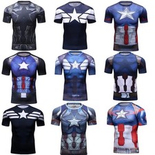 Mens t shirt compression top