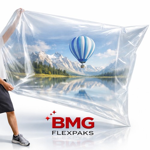 Clear large polythene bags - bags, 31