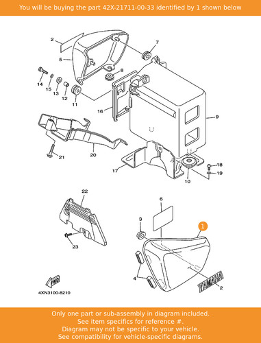 Yamaha cover side 1 - side,