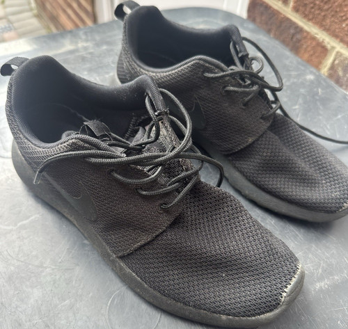 Nike roshe run men black - men's,