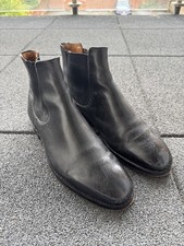Church's Amberley Chelsea Boots Black Calfskin Leather UK 9.5G