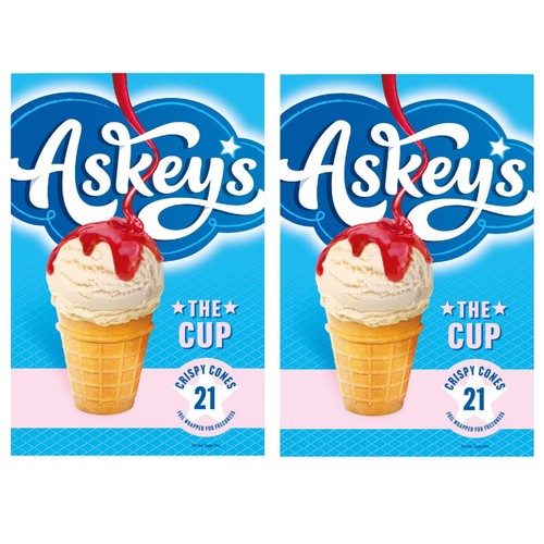 Askey cup ice cream cones - askey's,