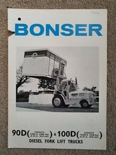 BONSER 90D & 100D DIESEL