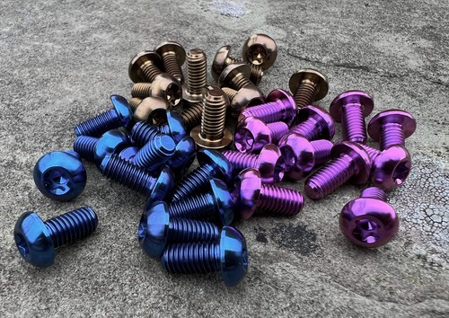 Titanium rotor bolts 12 - titanium,