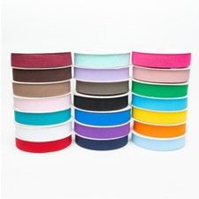 Bright Flat Woven Elastic 25mm Wide 21 Bright Colours & 5 Lengths Available