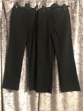 New Age 7 Years Girls 2 X Top Class Black School Dress Trousers Uniform 6 8