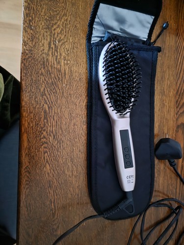 Asavea hair straightener brush - hair,