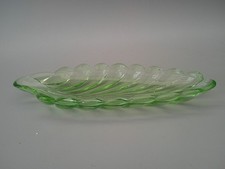 Art Deco Bagley Green Glass