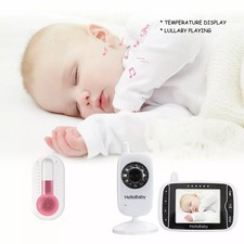 HelloBaby HB32 Digital VIDEO SOUND Hello Baby Monitor 3.2" COLOUR LCD Screen VGC