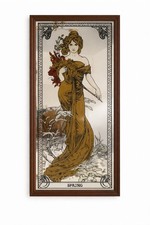 Art Nouveau Mirror Alphonse