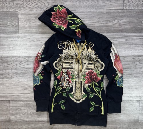 Christian audigier hoodie - christian, zip
