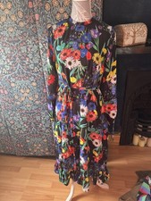 Preen Floral midi dress  Size