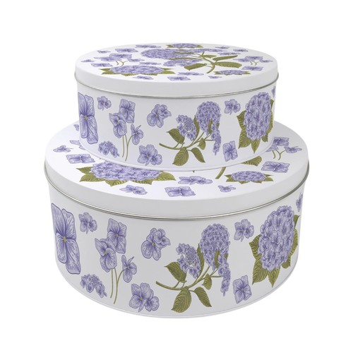 Set lilac hydrangea - hydrangea, cake