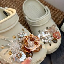 Crocs jibbitz - Marble Flower
