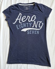 Aeropostale Women's T-Shirt Size M Blue