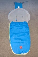 Kaiser Blue grey Louis Thermo Fleece universal buggy Footmuff CosyToes‎72 x 45