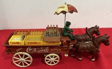 Vintage Cast Iron Horse Drawn