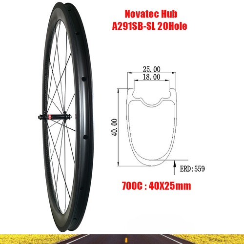 700c 40x25mm road bike - road, front