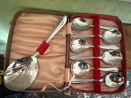 Vintage silver plated - plated, spoon