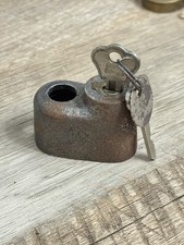Vintage Old Willys Spare Tire Auto Lock With Hurd Key