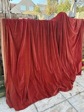 Huge Cotton Velvet Single Door Curtain  420cm W X 209cm D