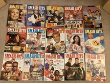 Vintage Job Lot of 15 Smash Hits Magazines Rare Magazine Music Retro