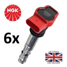 6x NGK U5014 Ignition Coil