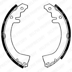 Rear brake shoe set ferodo - rear,
