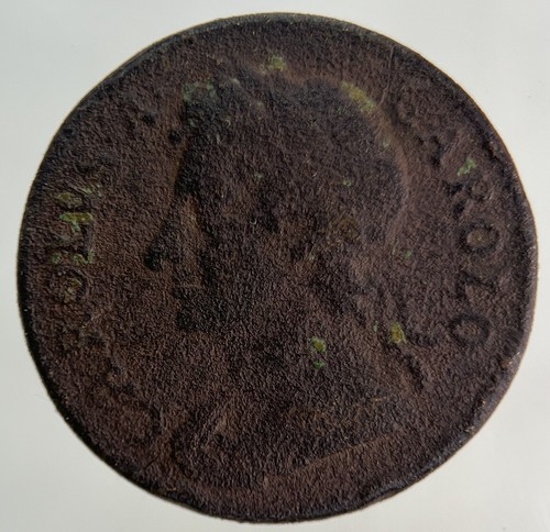 1674 charles 2nd farthing - ii,