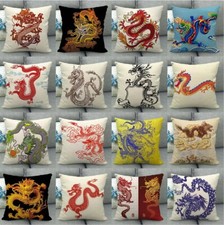 Chinese Dragon Throw Pillow