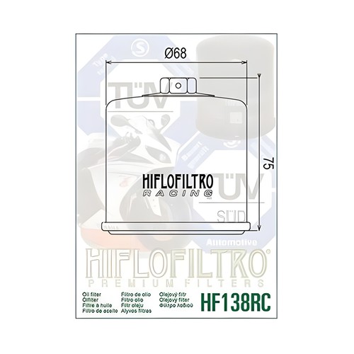 Hiflo racing oil filter - hiflo,