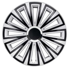 4x Wheel Trims 16 Inch Hub Caps Covers "Sunset" silver/black for Chrysler Fiat L