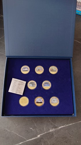 24k gold plated proof - , solid