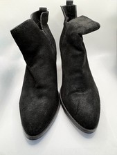 Black suede leather faith size - black,