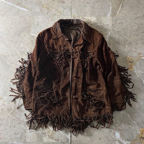 Vintage leather suede - vintage, western