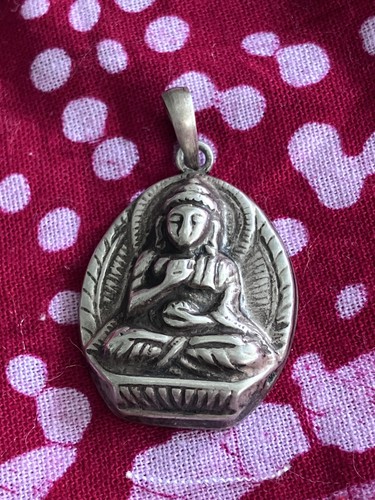 Vintage silver lord buddha - lord,