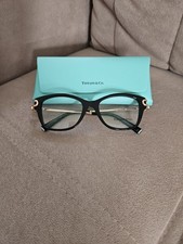 Tiffany & Co. Frame Glasses Women Black With Case Orginal